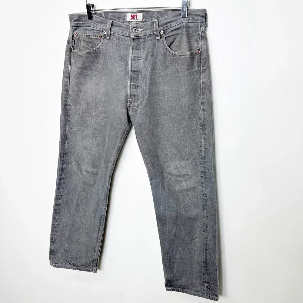 Levi Gray 501 Jeans 36 X 28